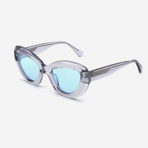 Butterfly-shaped with 3D effect Acetate Female Sunglasses  22A8074